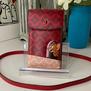Kate Spade Tom & Jerry Lunar Year Rat Phone Card Crossbody